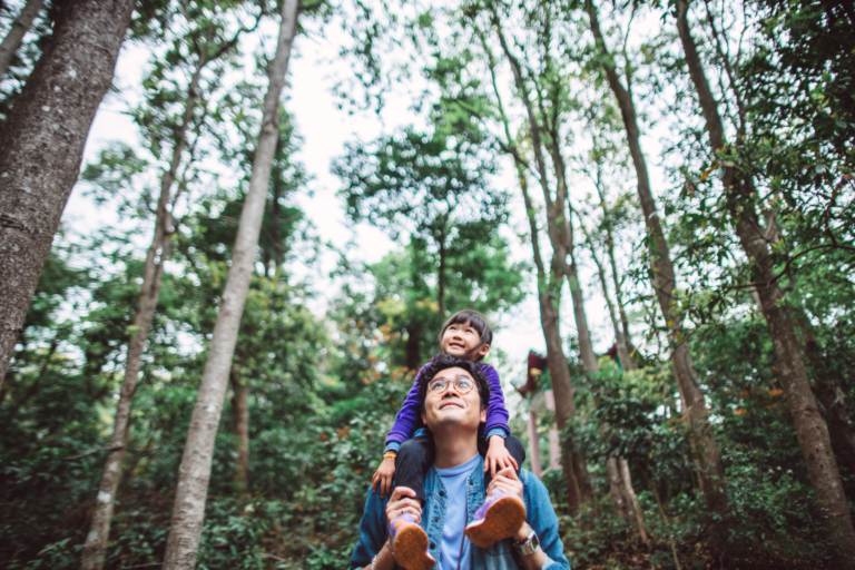Family-friendly employer: Enjoying nature with New Omni Bank's supportive community.