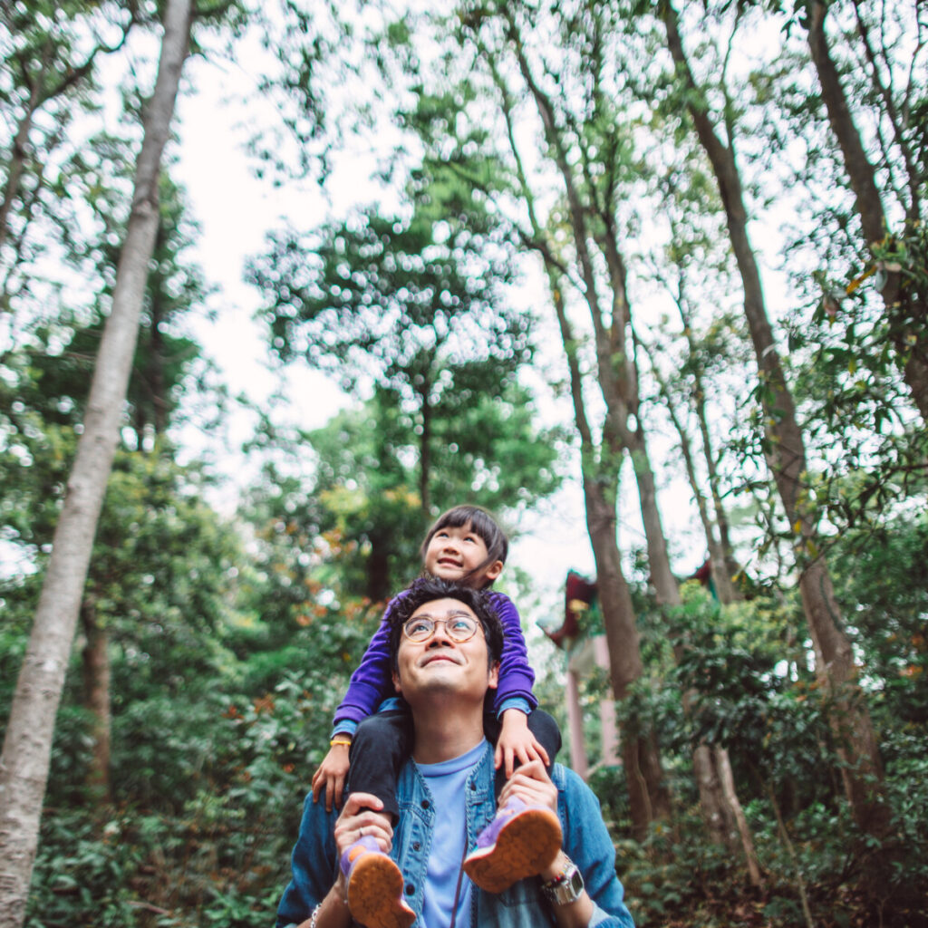 Family-friendly employer: Enjoying nature with New Omni Bank's supportive community.