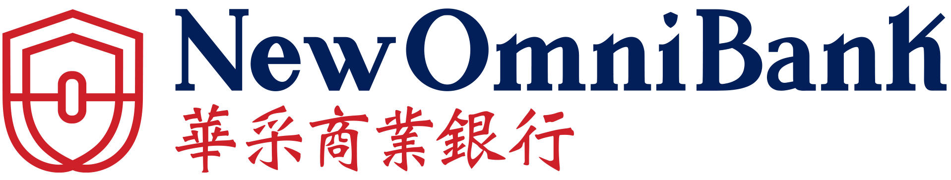 華采商業銀行的紅藍首選公司標誌